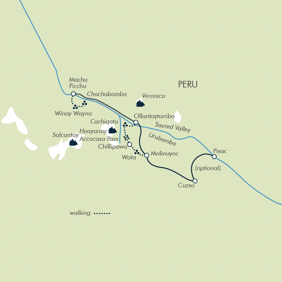 tourhub | Exodus Adventure Travels | The Moonstone Trek | Tour Map