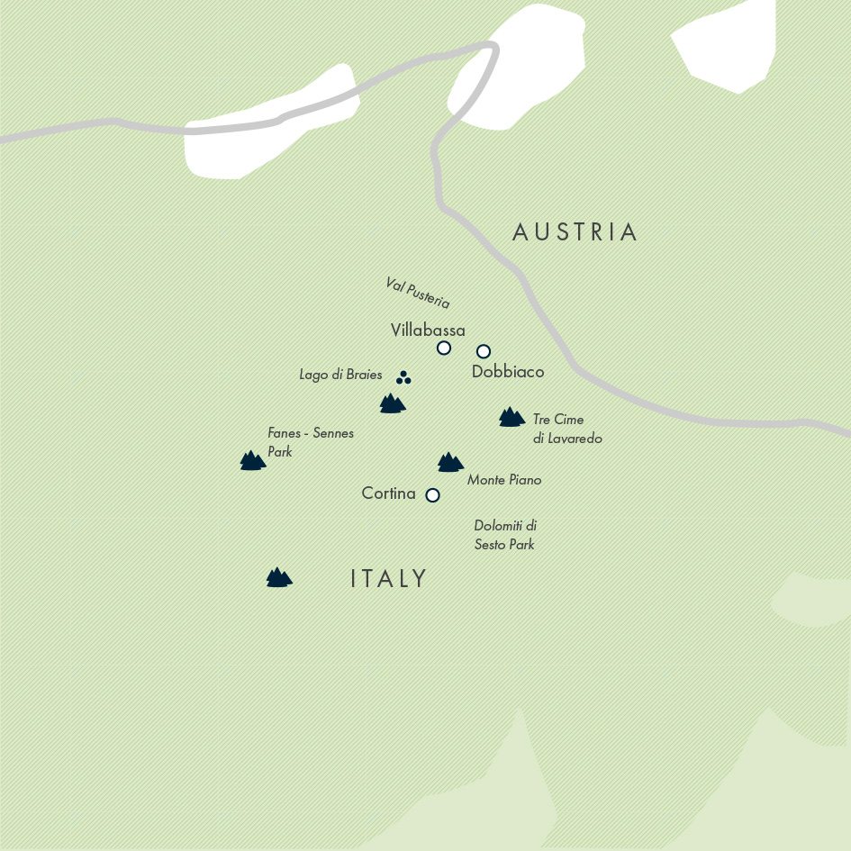tourhub | Exodus | Classic Dolomites - Premium Adventure | Tour Map