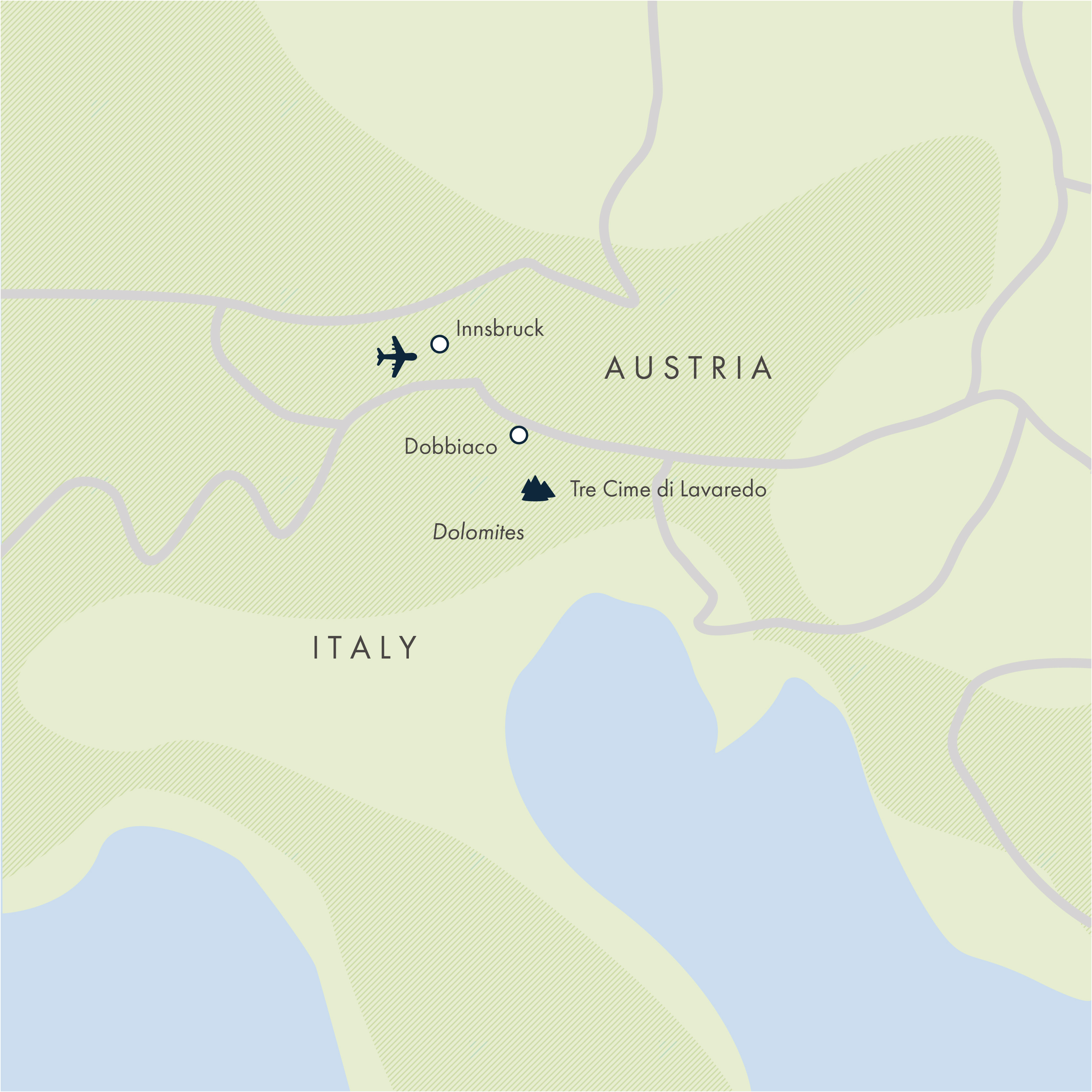 tourhub | Exodus Adventure Travels | Cross-country Skiing Dobbiaco | Tour Map
