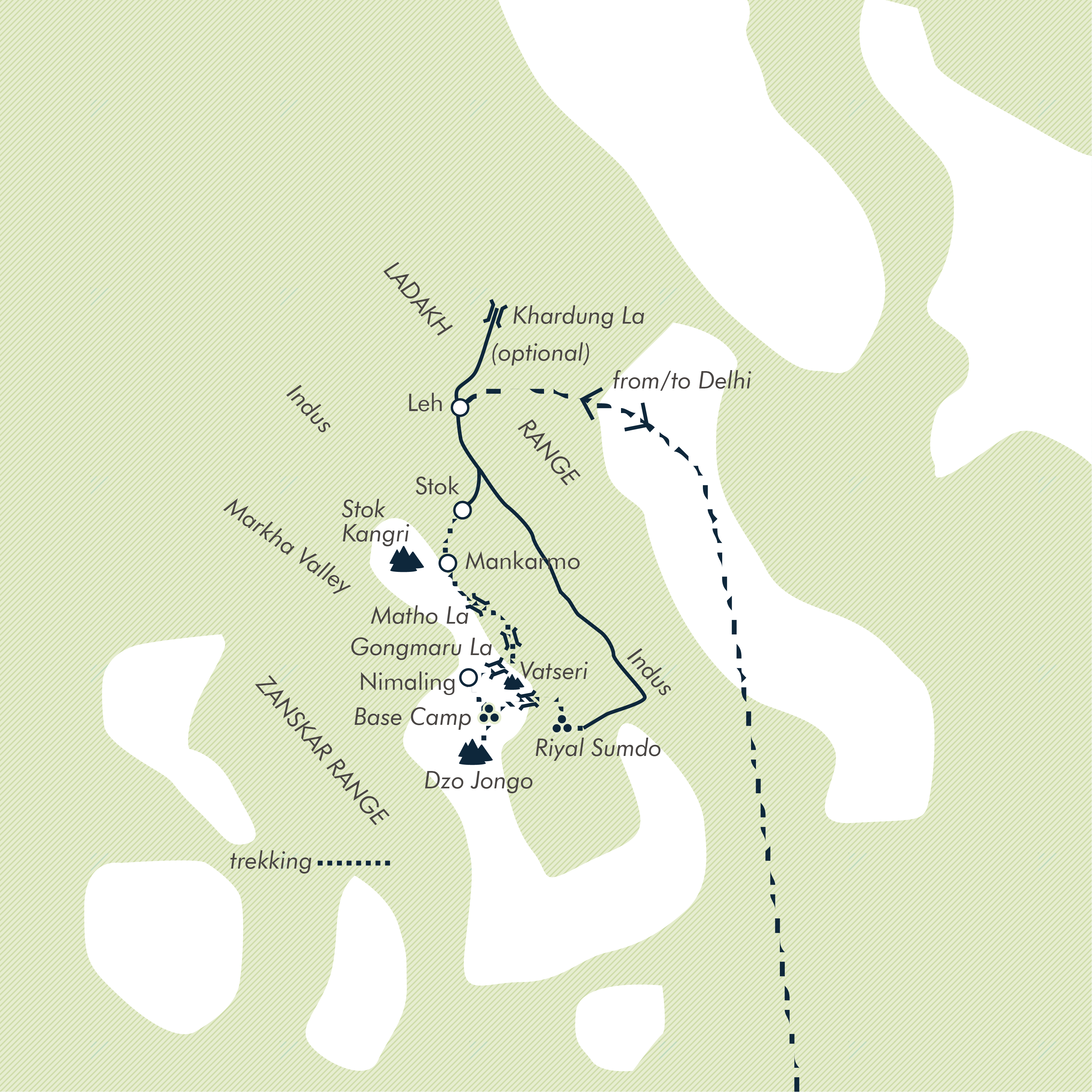 Ladakh Trekking - Suggested Routes for Trekking in Ladakh