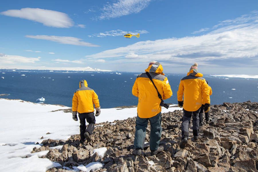 Antarctica by Helicopter: Crossing the Circle and the Peninsula